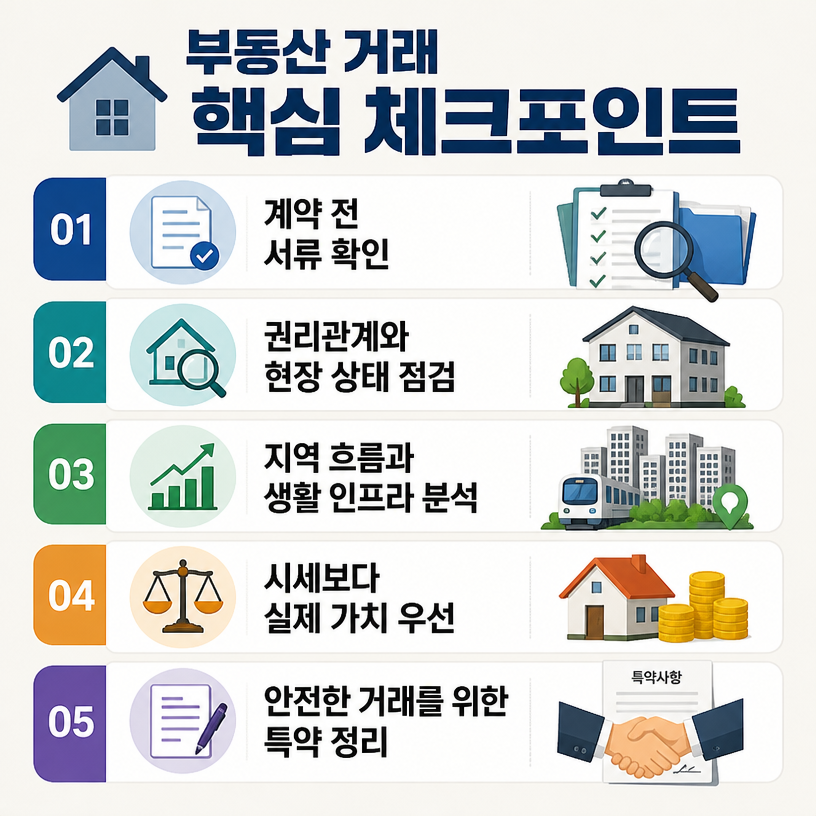 부동산 핵심정보 한눈에 보는 실전 체크포인트