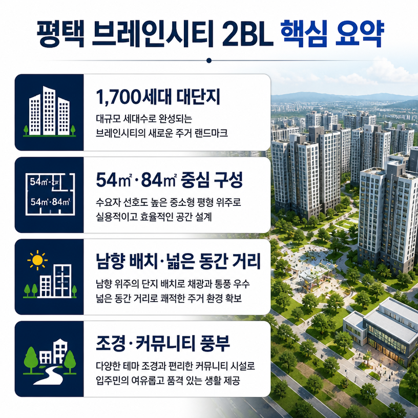 평택 브레인시티 2BL 입주와 전매 핵심정리