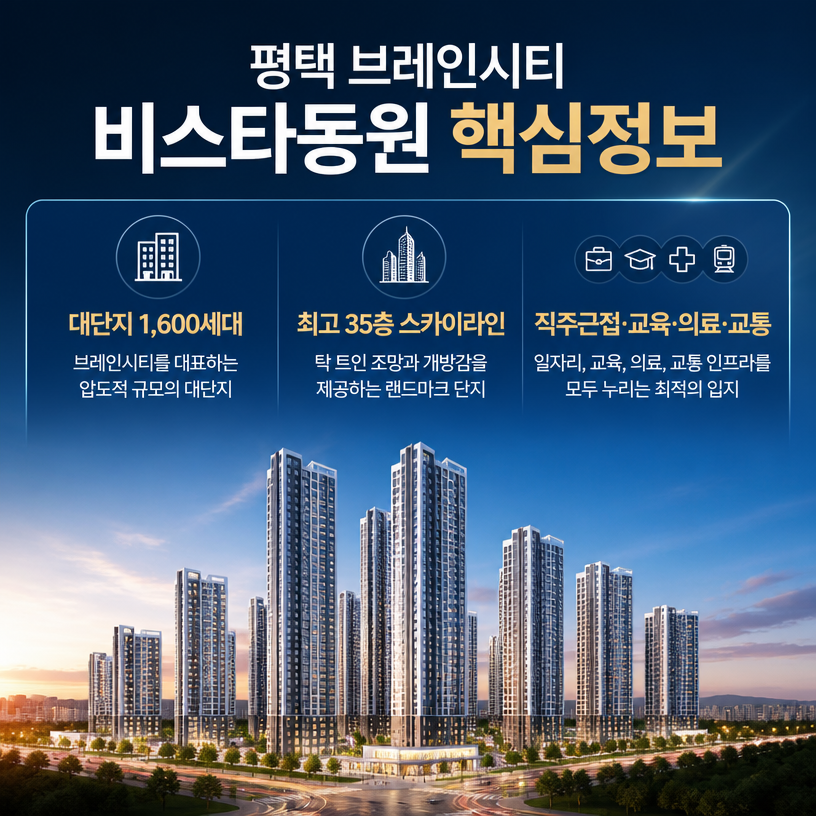 평택 브레인시티 핵심 입지와 분양정보 한눈에 보기