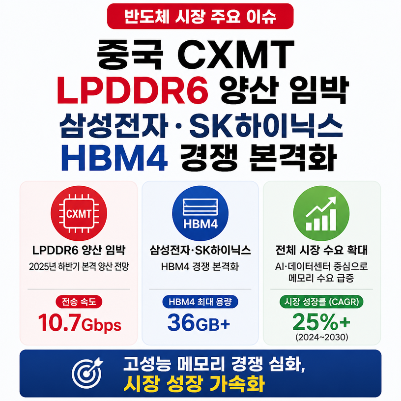 중국 메모리 추격과 HBM 판도 변화 핵심 정리