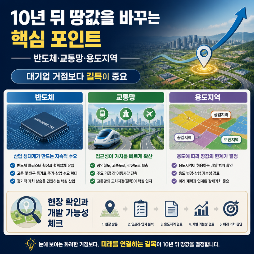 10년 뒤 땅값이 달라질 미래 토지 투자 핵심